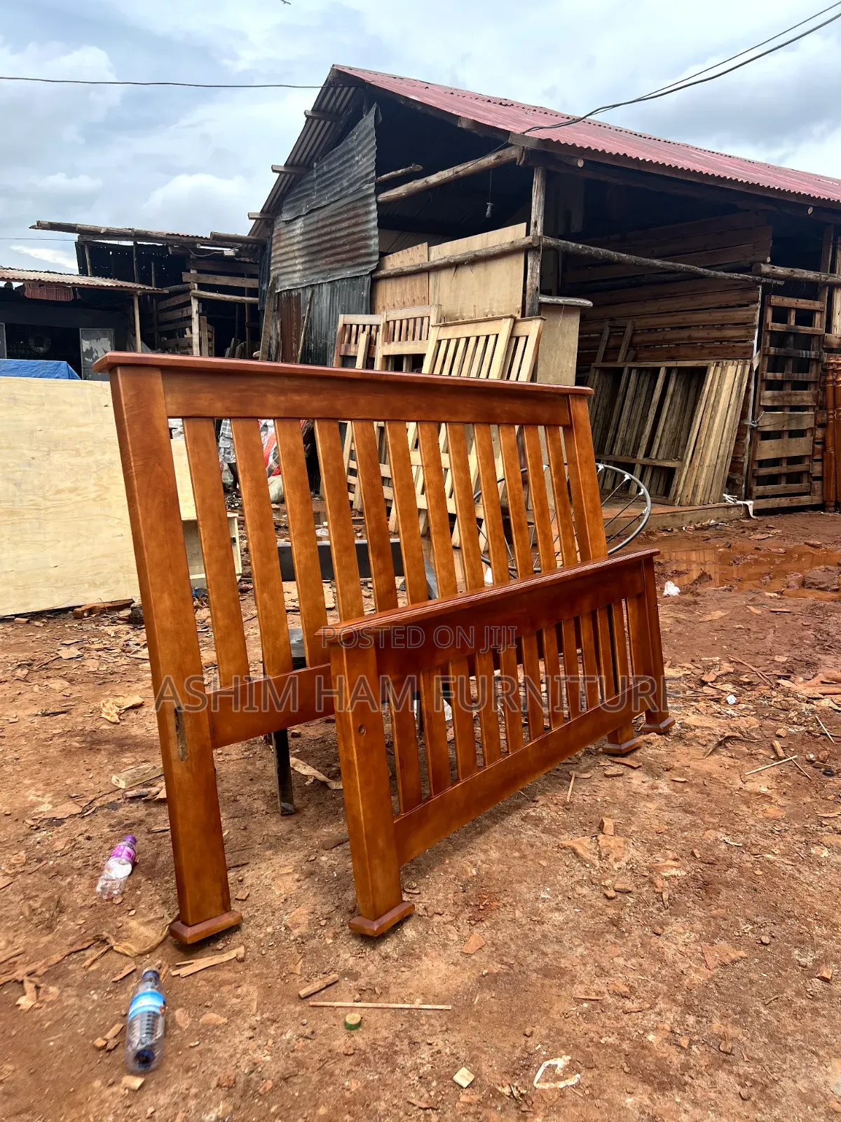 Brown Bar Code Bed/5×6