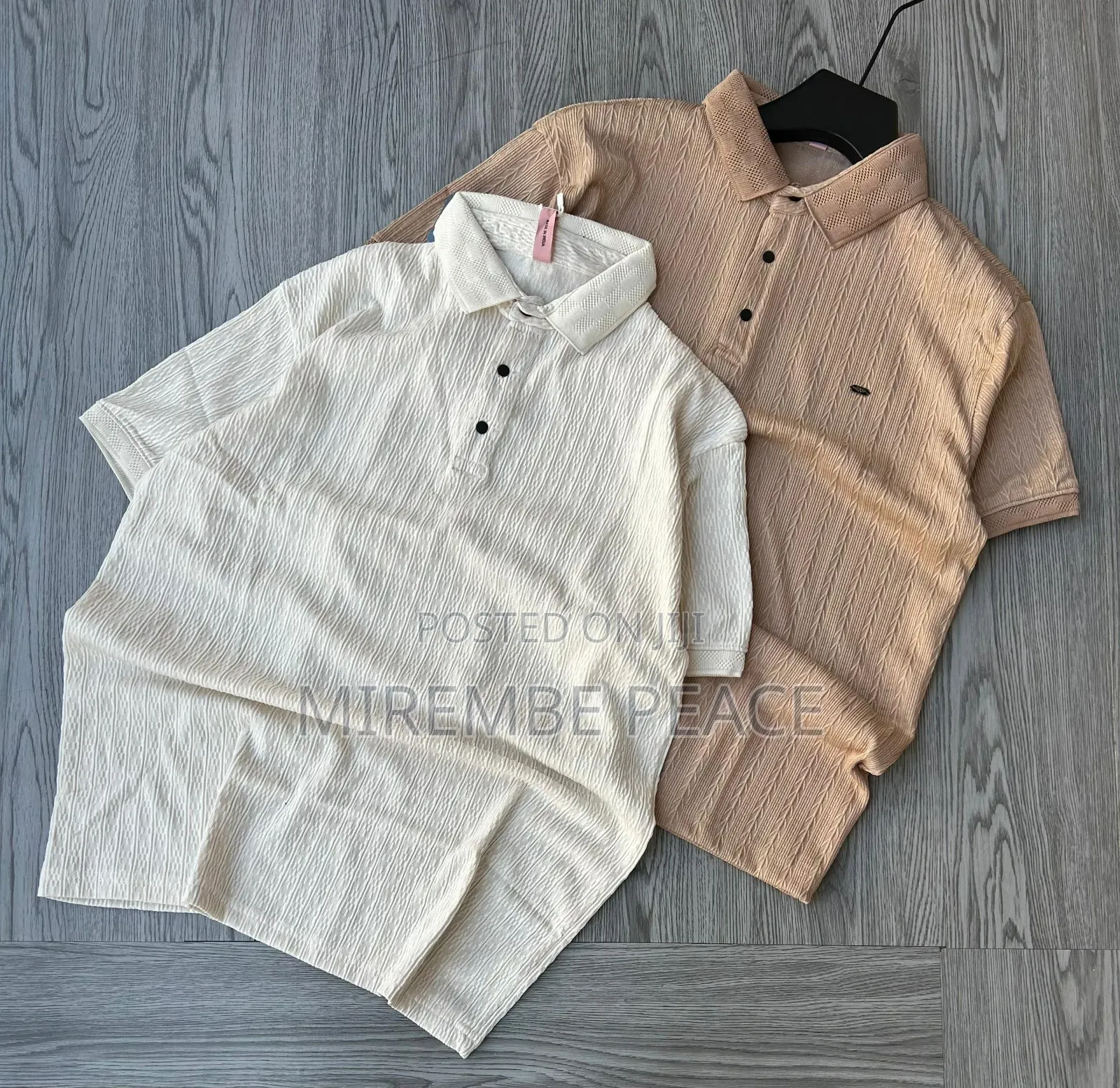 Texture Polo Shirts