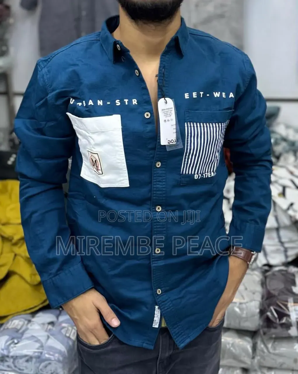 Casual Graphic Button Up Shirts