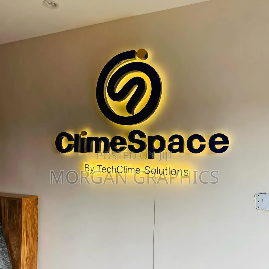 Business 3d and 2d Signage