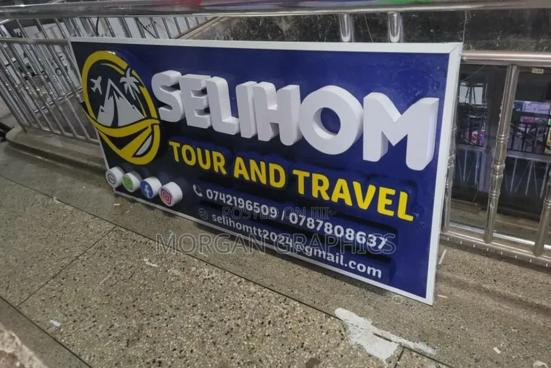 Business 3d and 2d Signage
