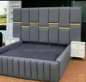Bed 6x6 in Quality Fabric and Classic
