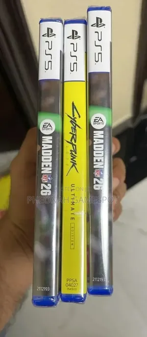 Madden NFL 26 and Cyber Punk Ultimate Edition Ps5 Games
