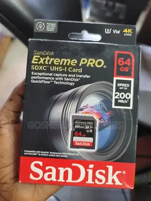 64gb Extreme Pro Sd Card Sandisk 200mbps.