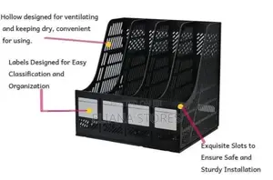 Magazine/File Holder 4 Compartments