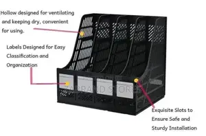 Magazine/File Holder 4 Compartments