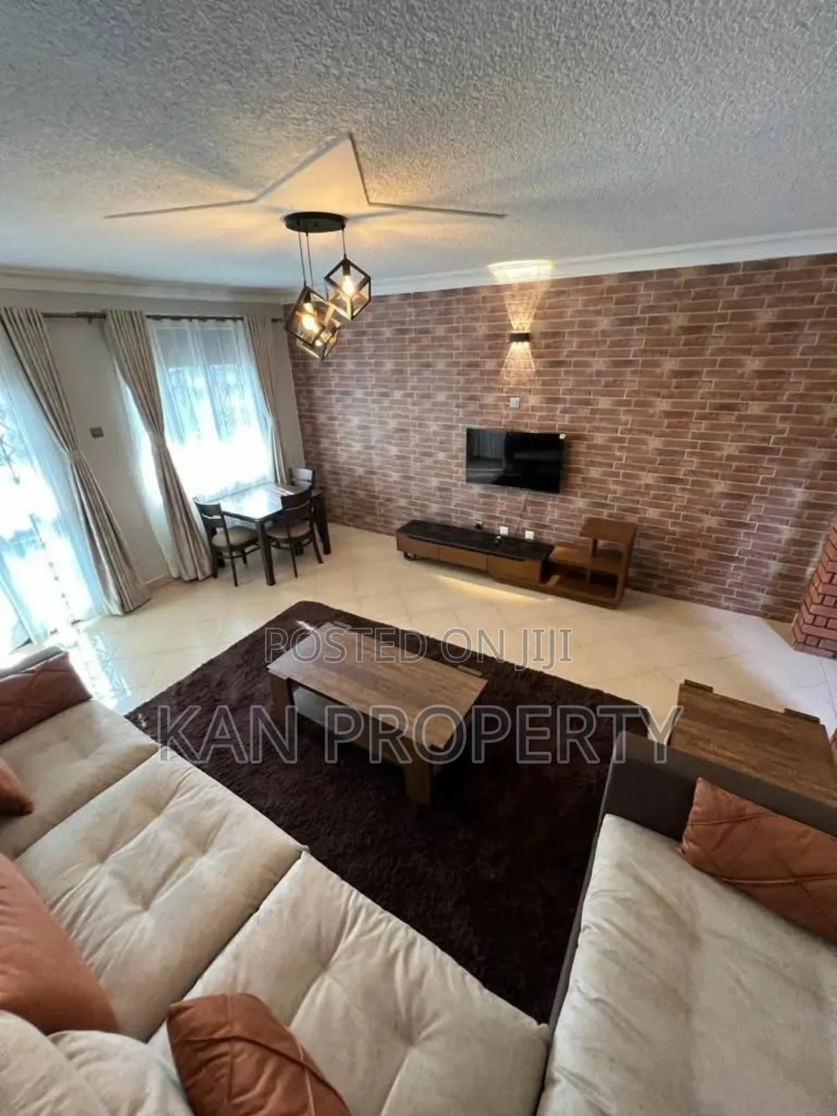 Furnished 3bdrm Apartment in Buziga, Central Division for rent