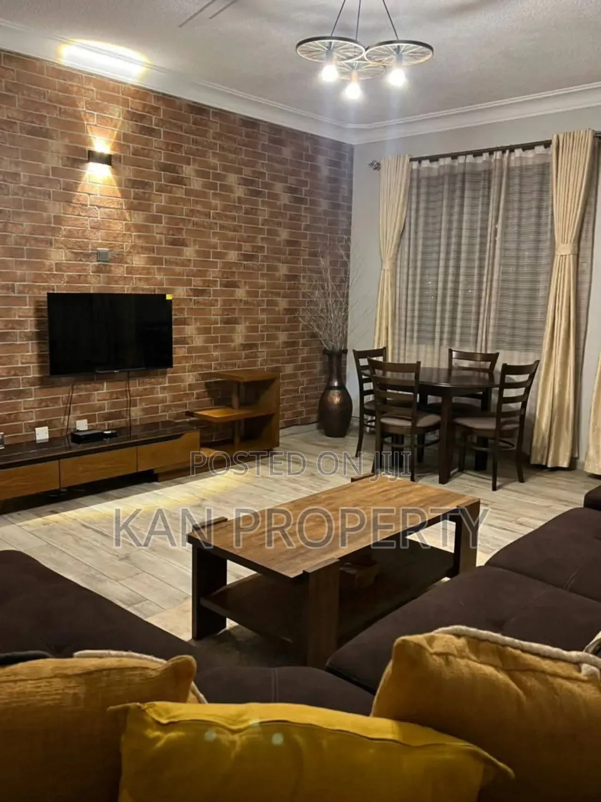 Furnished 3bdrm Apartment in Buziga, Central Division for rent