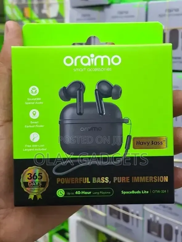 Oraimo Spacebuds Lite Wireless Earbuds Sound360 Anti-Lost True