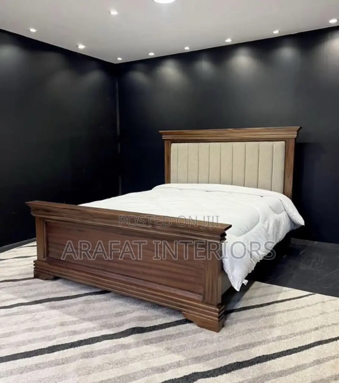  Mugavu Premium Classic Solid Wood Bed 