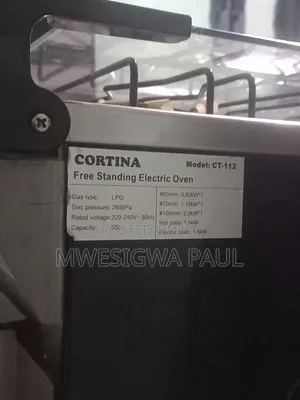 Cortina 3gas 1 Cooker Ct -112, 55l, 2months Used Slightly Negotiable