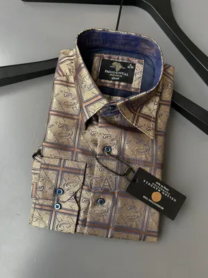 Presidential Premium Paisley-Print Long-Sleeved Shirts