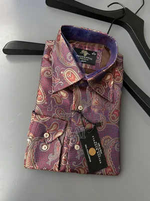 Presidential Premium Paisley-Print Long-Sleeved Shirts