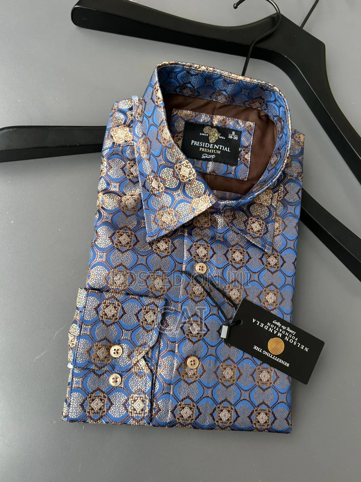 Presidential Premium Paisley-Print Long-Sleeved Shirts