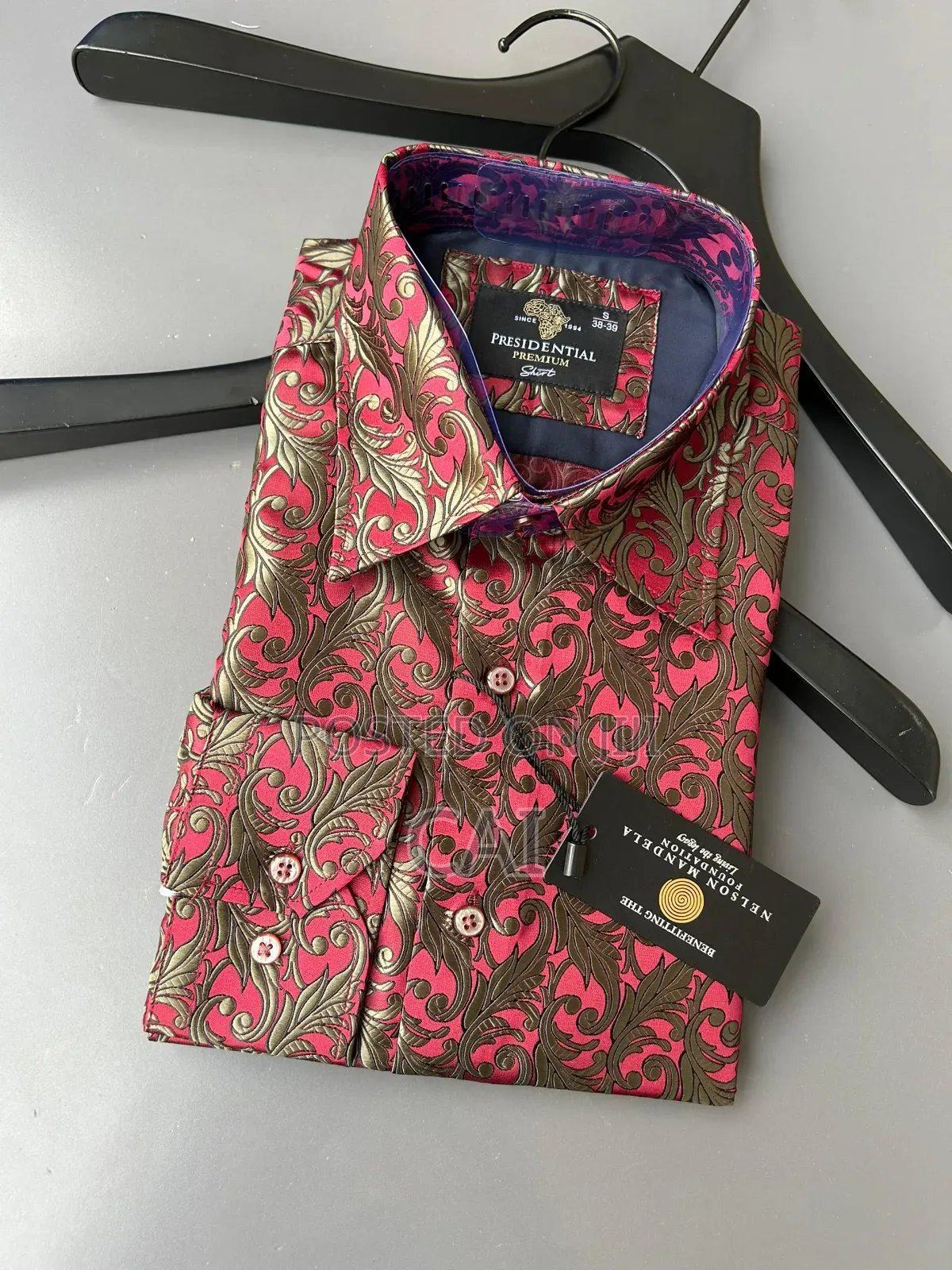 Presidential Premium Paisley-Print Long-Sleeved Shirts
