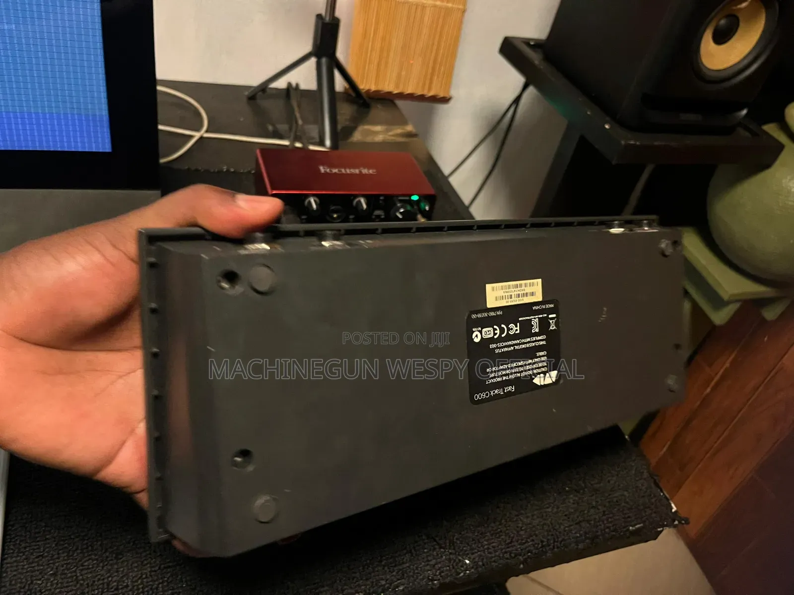 M Audio Fast Track Studio Sound Card or Avid