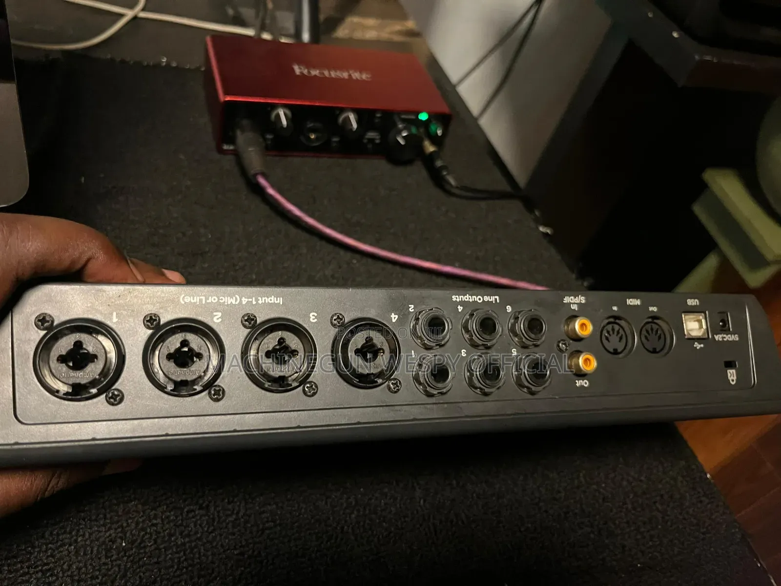 M Audio Fast Track Studio Sound Card or Avid