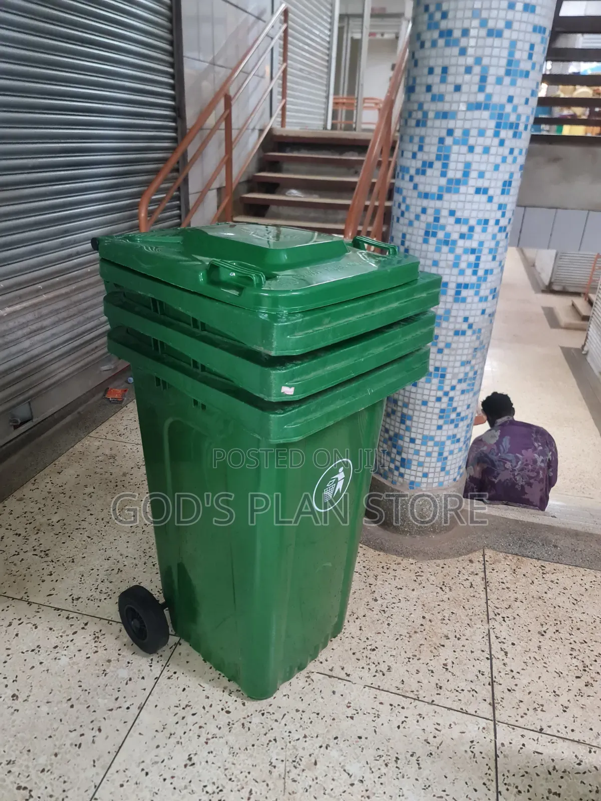 Xedeco 240litres Plastic Dust Bins Plastic Dust Bins