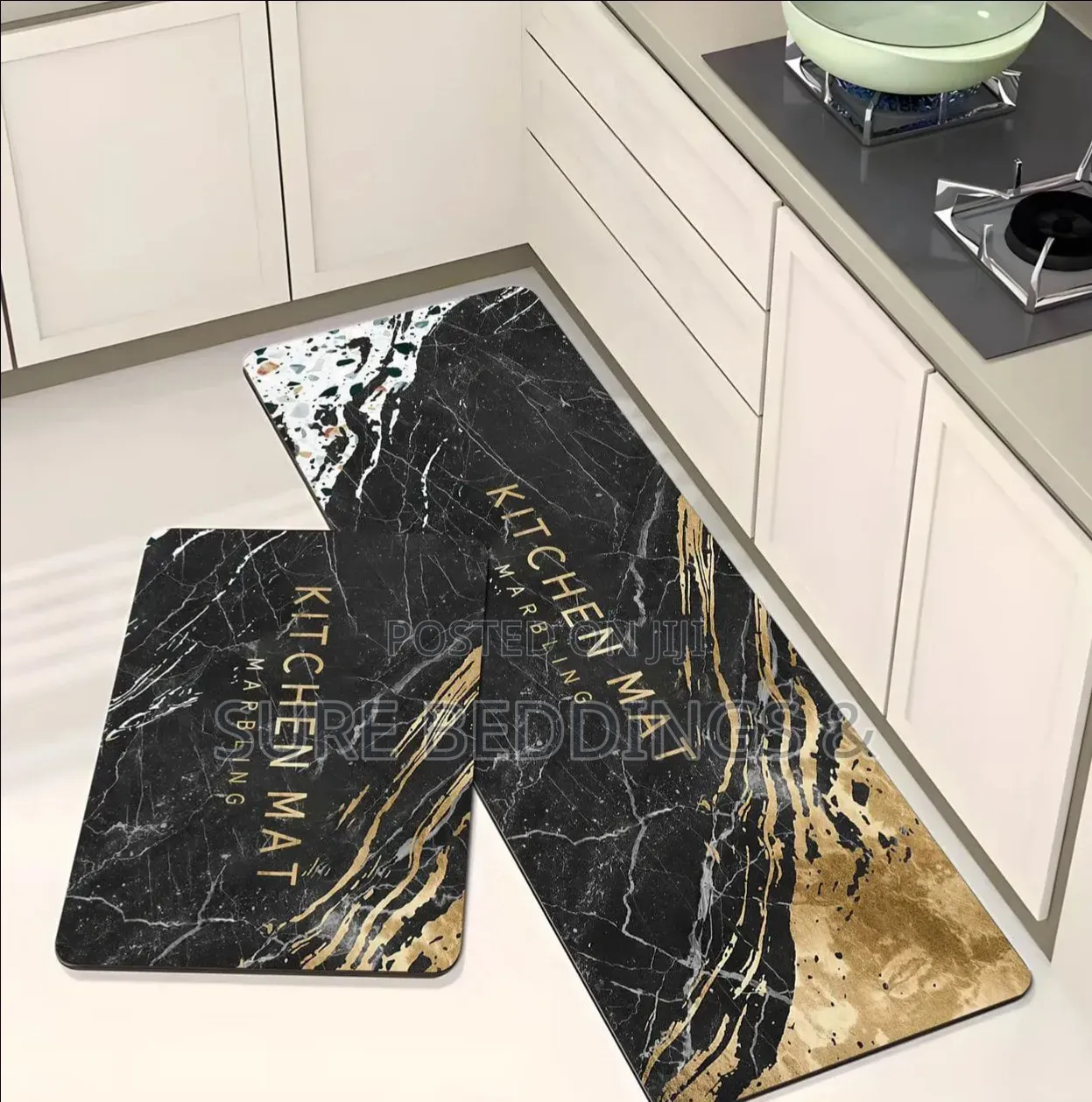 Modern 2 Pieces Kitchen Mats