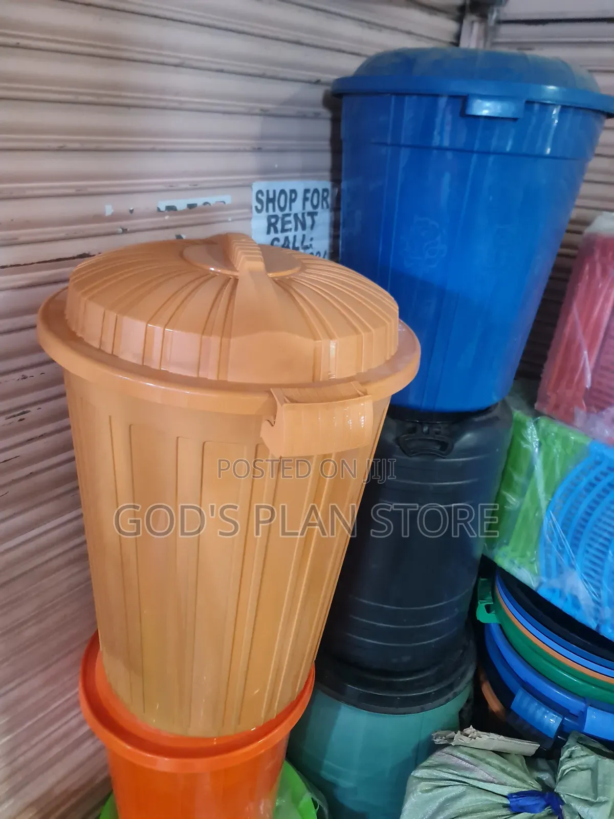 Brown Plastic Buckets Plastic Buckets 50litres