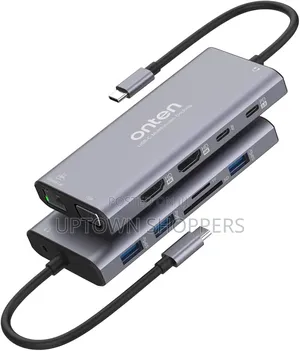 Onten Uc601 Usb C Hub Dock Station 12 in 1 - Hdmi