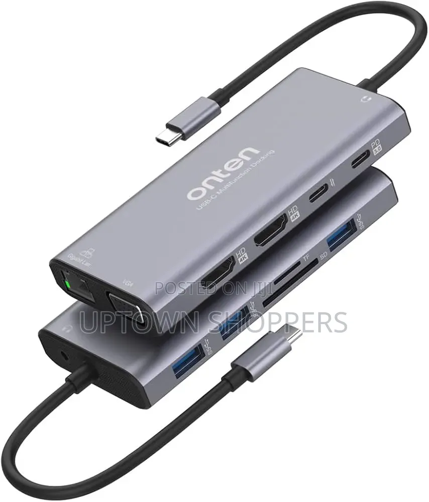Onten Uc601 Usb C Hub Dock Station 12 in 1 - Hdmi