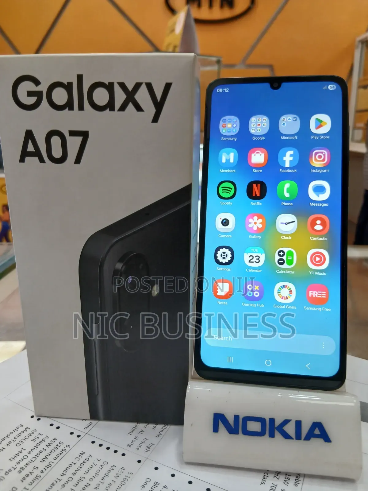 New Samsung Galaxy A07 128 GB Black