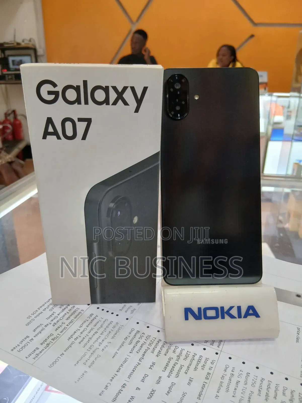 New Samsung Galaxy A07 128 GB Black