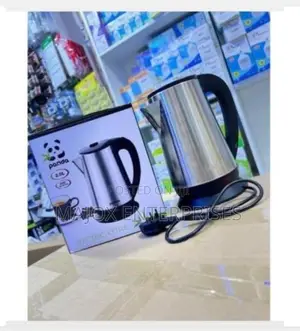 Panda Electric Kettle Parcolator - Silver