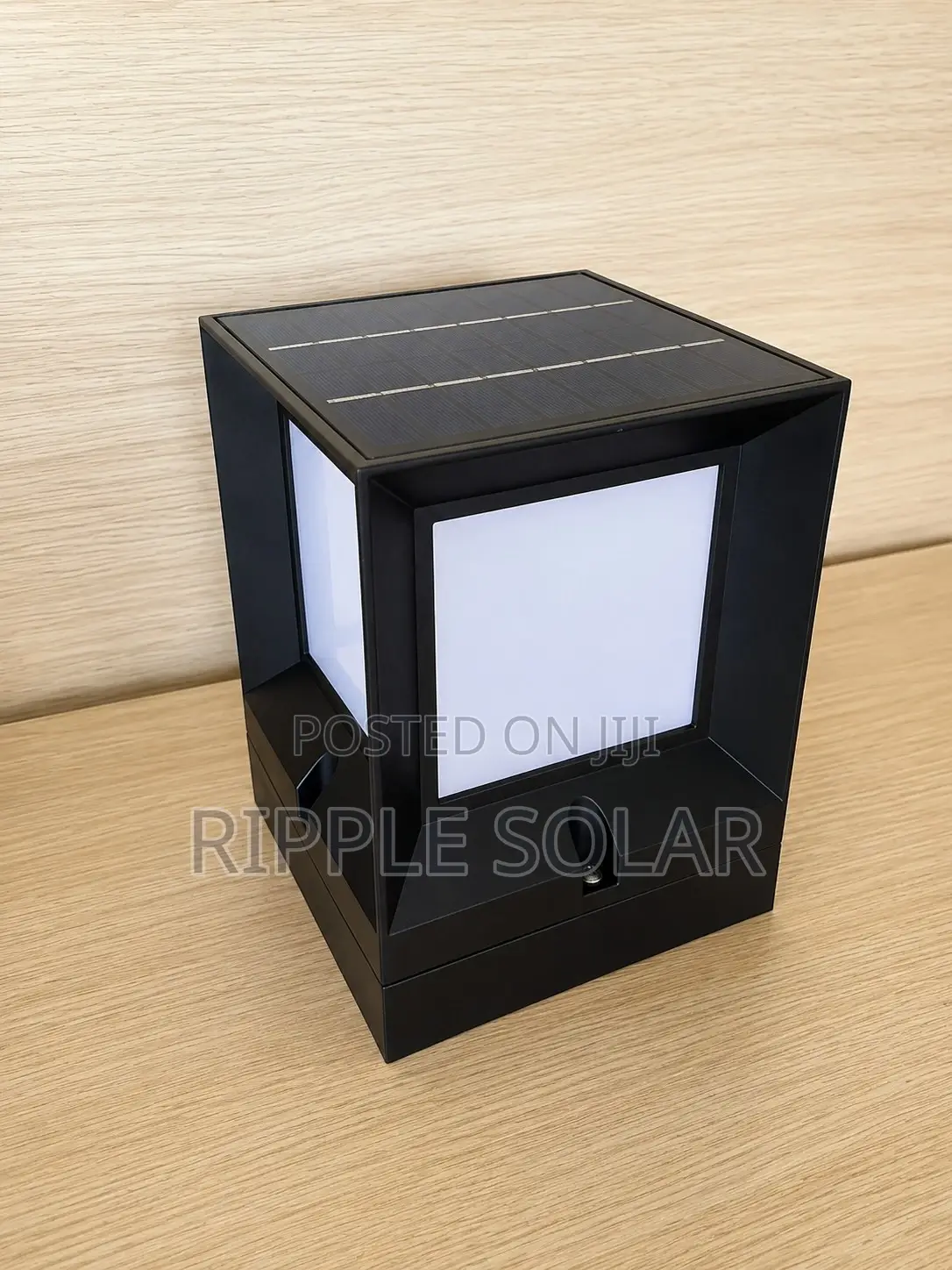 Solar Garden Fence Post Light Waterproof Outdoor Pillar Lamp