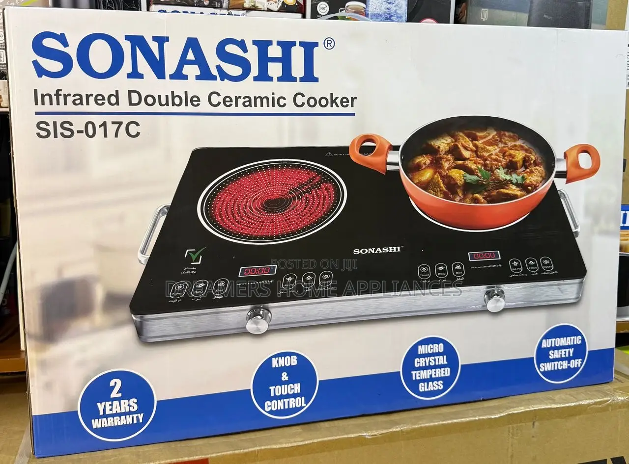 Sonashi Infrared Double Ceramic Cooktop