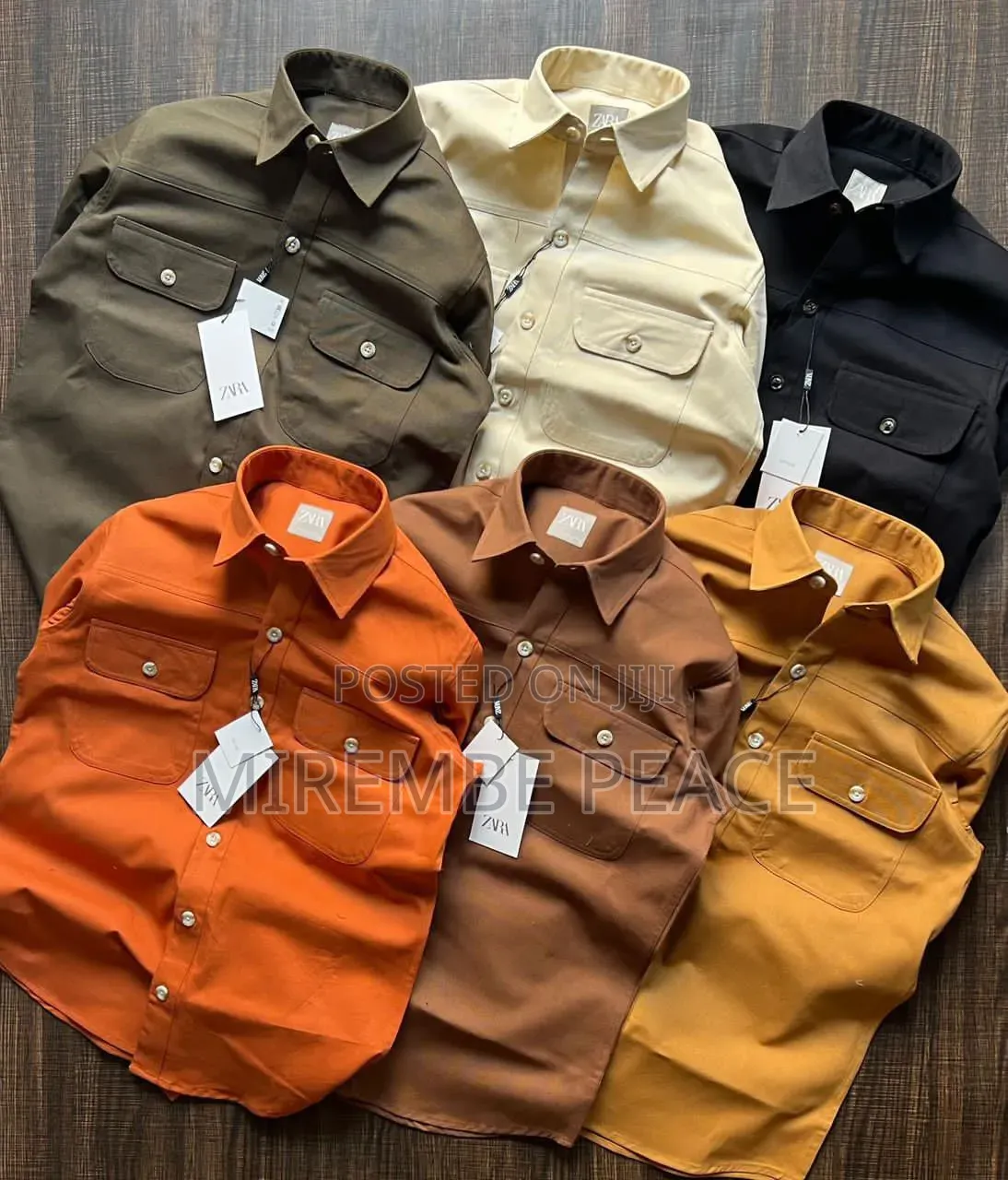 Gents Cargo Button Shirts
