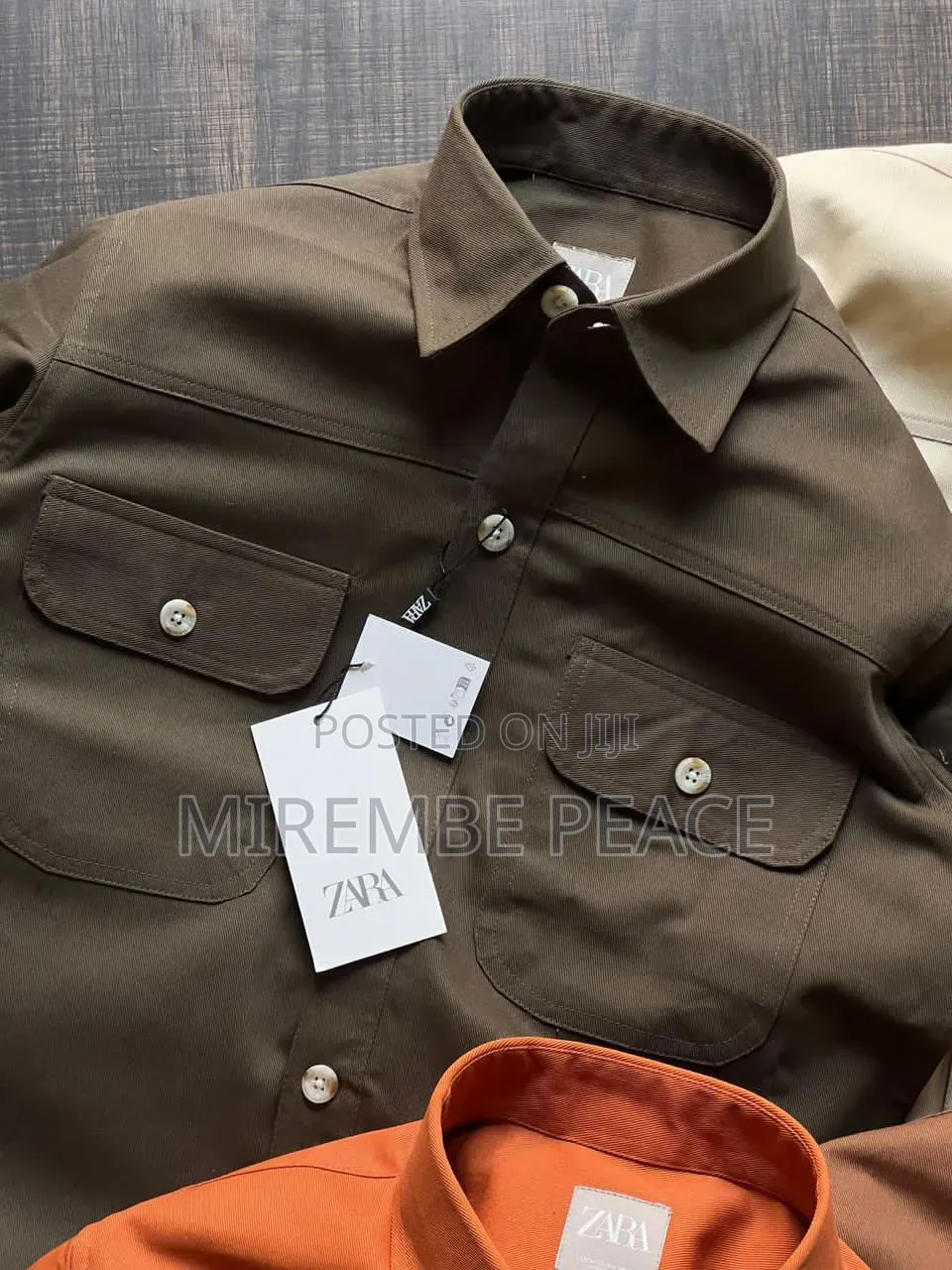 Gents Cargo Button Shirts
