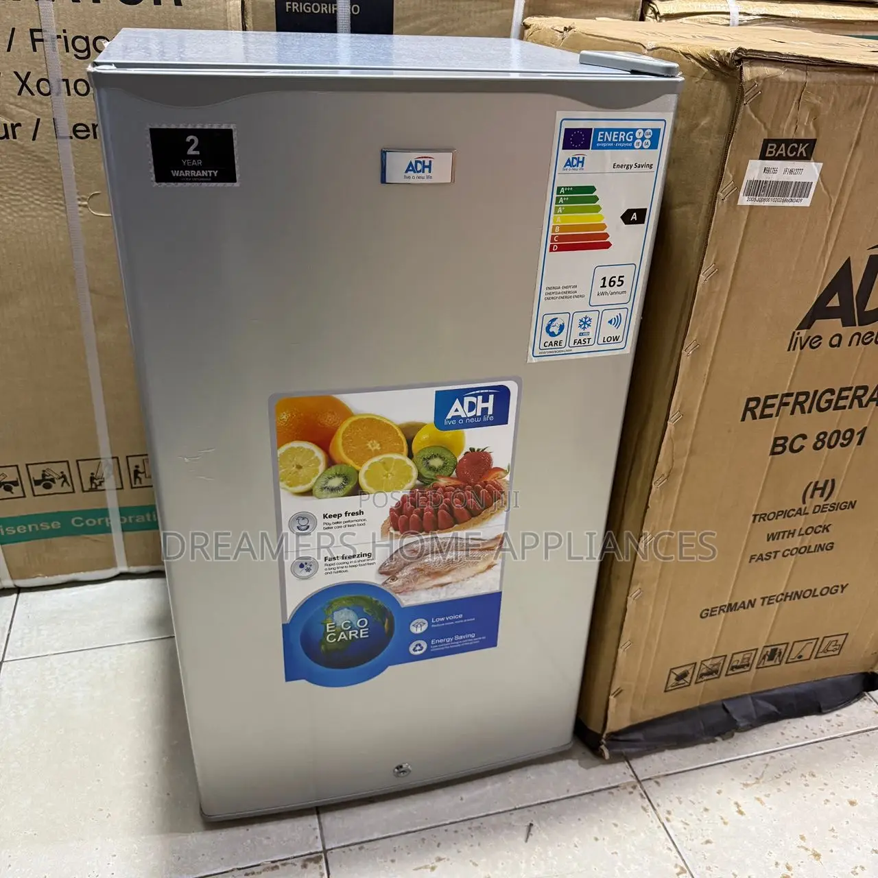 Adh 90 Litres Single Door Fridge