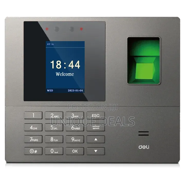 Deli Fingerprint And Face Attendance Biometric Machine
