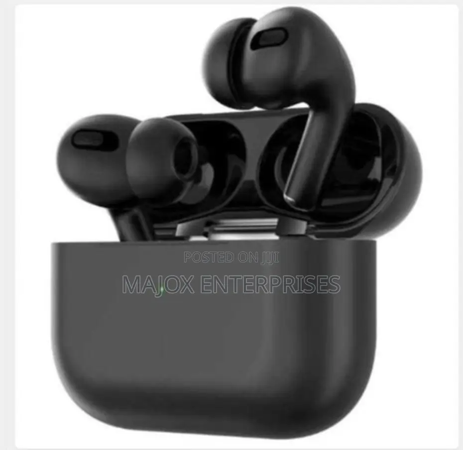 Airpods Pro Checked Earpods With Free Earpod Case - Black