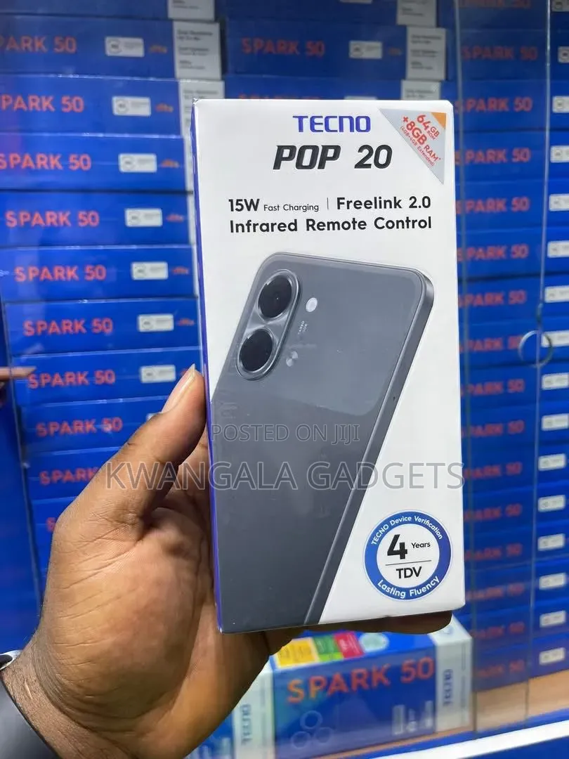 New Tecno Pop 20 128 GB Black
