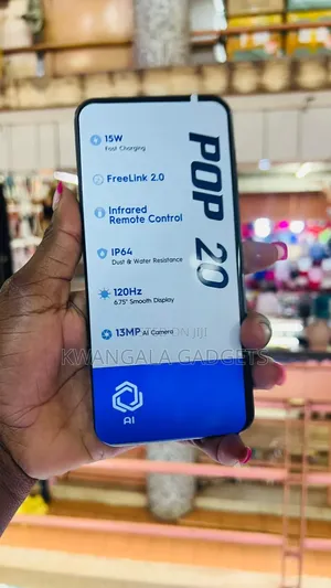 New Tecno Pop 20 128 GB Black