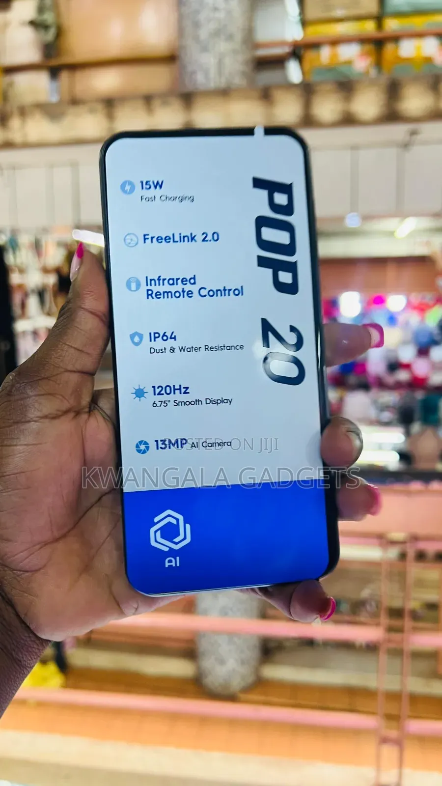 New Tecno Pop 20 128 GB Black