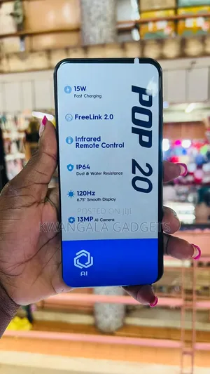 New Tecno Pop 20 128 GB Black