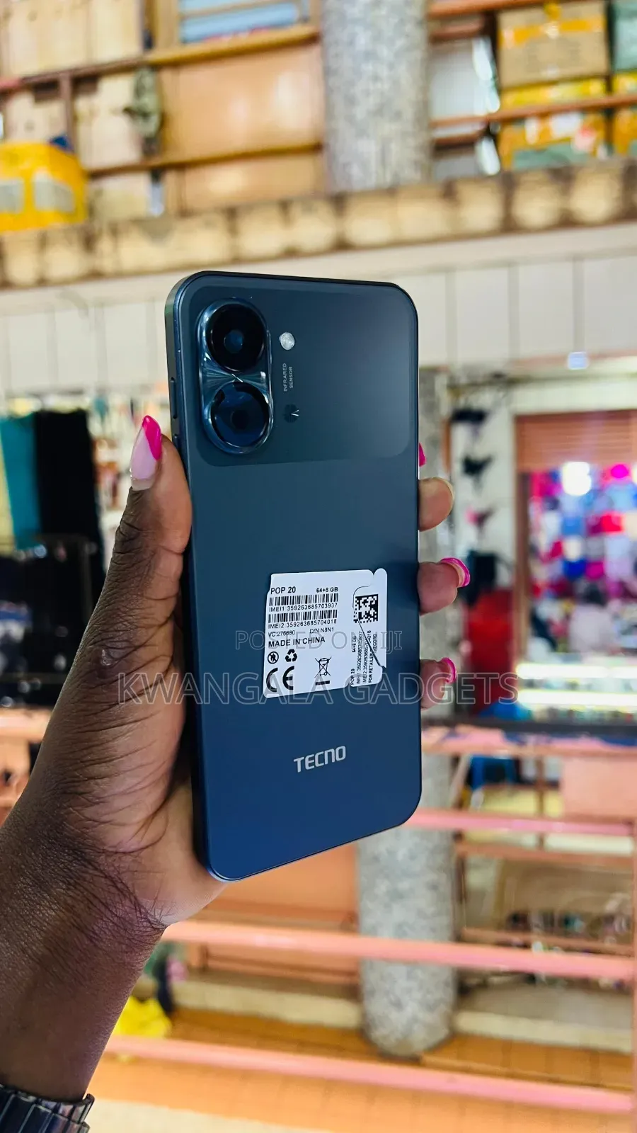 New Tecno Pop 20 128 GB Black