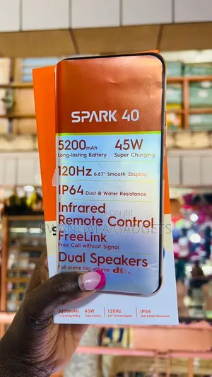 New Tecno Spark 40 256 GB Orange