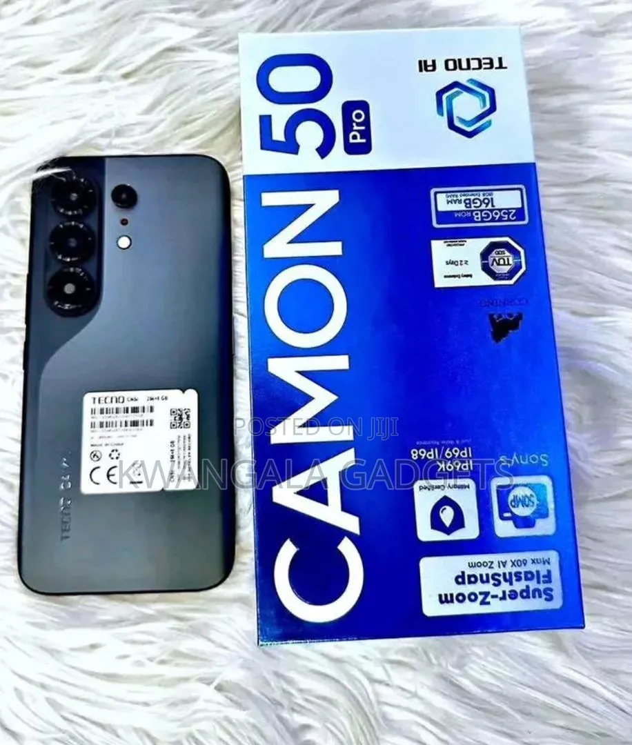 New Tecno Camon 50 Pro 256 GB Blue