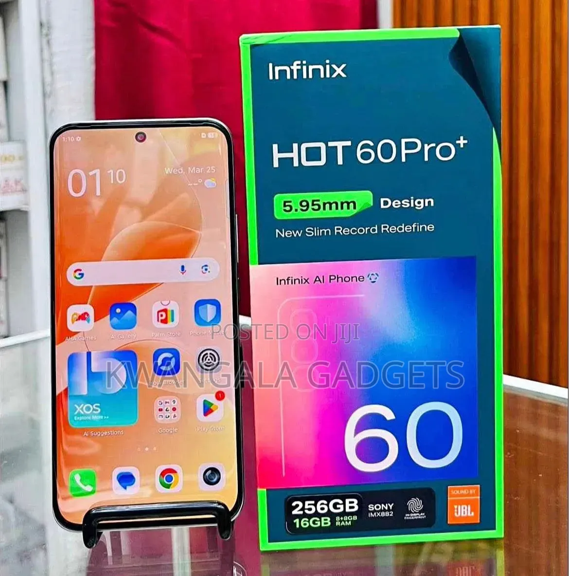 New Infinix Hot 60 Pro+ 256 GB Black