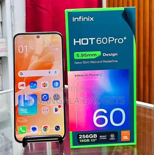 New Infinix Hot 60 Pro+ 256 GB Black