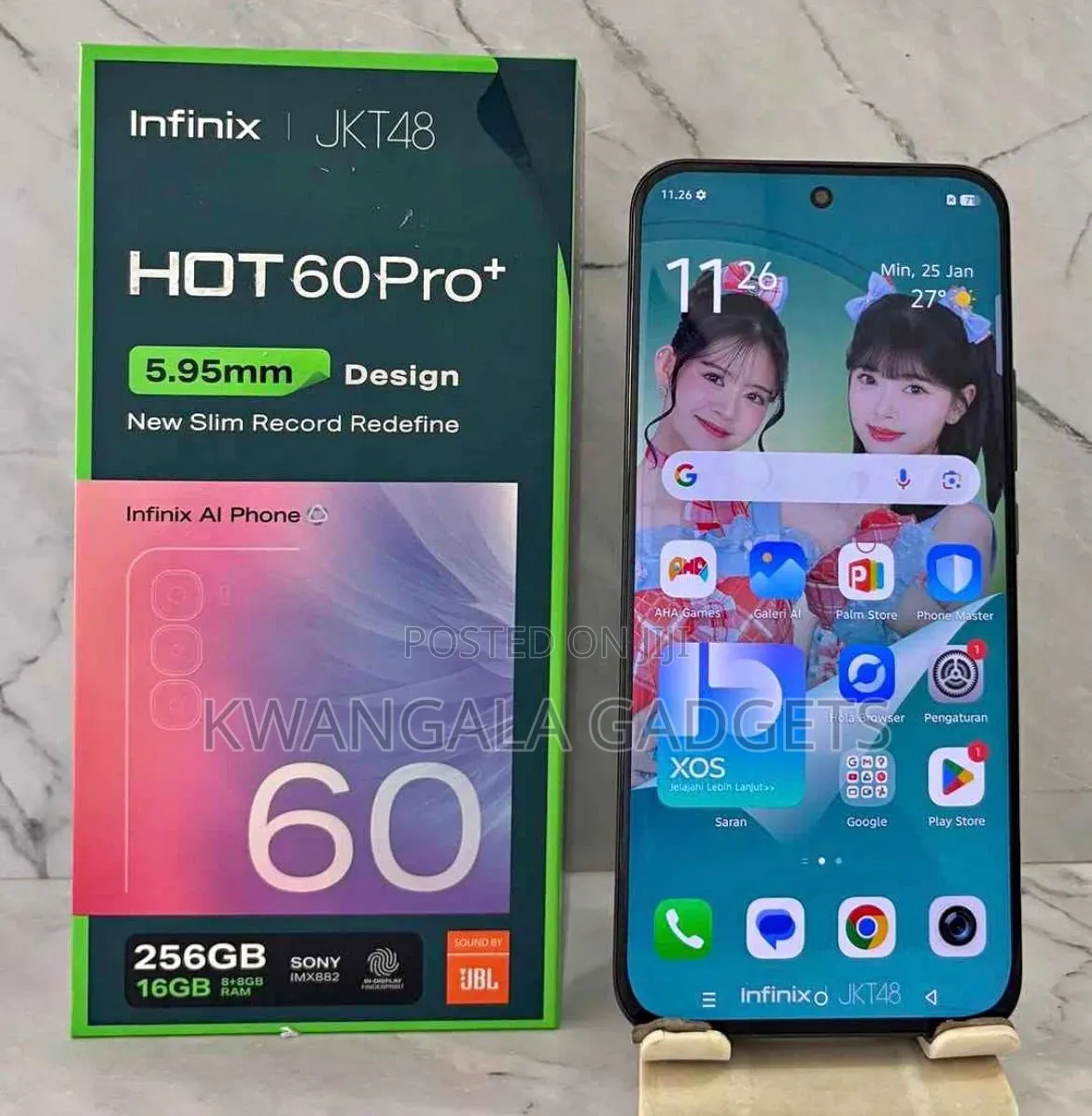 New Infinix Hot 60 Pro+ 256 GB Black