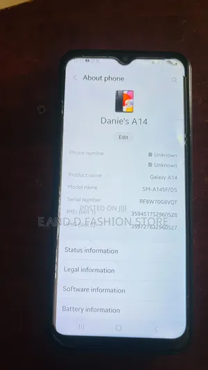 Samsung Galaxy A14 128 GB Black
