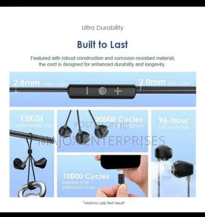 Oraimo Type-C Half in-Ear Wired Headphones
