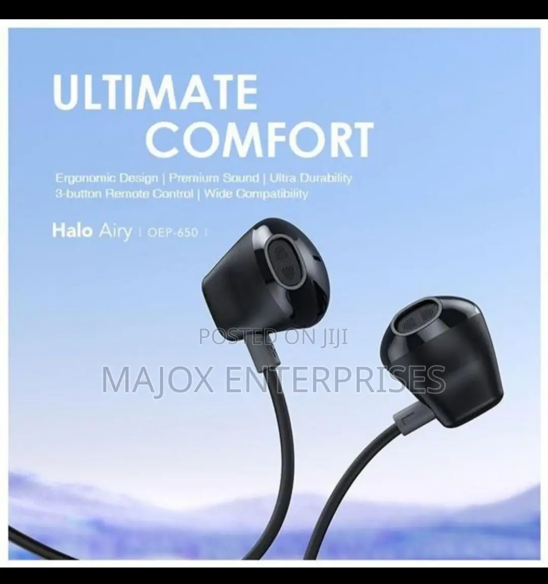 Oraimo Type-C Half in-Ear Wired Headphones