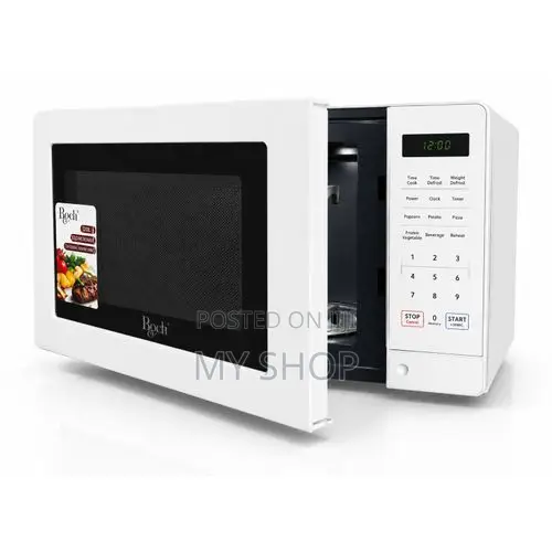 Roch 20l Digital High Tech Mirror Door Microwave Oven - White
